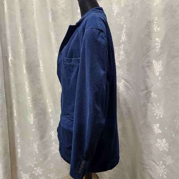 SOUL OF LONDON Men's Blue Denim Big and Tall Slouch Jacket (50T) - Picture 3 of 11